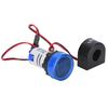 Current Signal Indicator Universal 2?Display Round Lamp Light 60~500V AC AD101?22VAMBlue