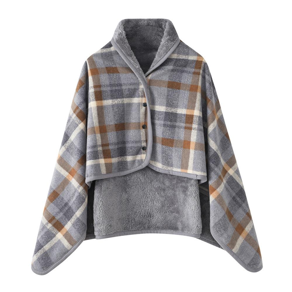 Keep Warm Multi-function Shawl Blanket Winter Lazy Casual Office Blanket  for Women and Office Use