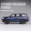 PHL1  1:32 LEXUS LX570 SUV Alloy Off Road Diecast Metal Model Sound & Light Toy Home Decoration Trendy Ornaments Children Toy Present