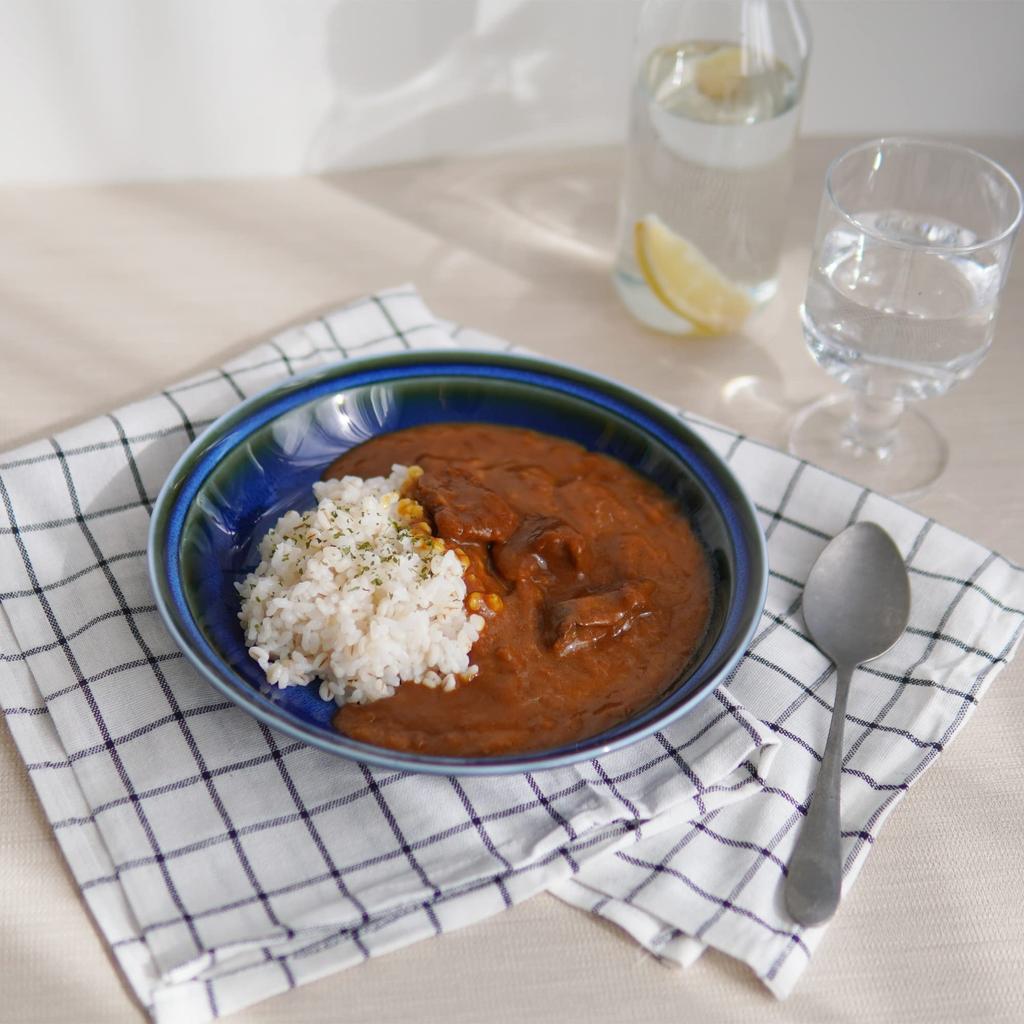 Паста карри большого диаметра 4 шт. Посудомоечная машина Сделано в Мино [Dolce duo] Тарелка, Тарелка, Тарелка, 22,3 см, (в штучной упаковке), Тарелка, Микроволновая печь, Сейф, Япония, Посуда,