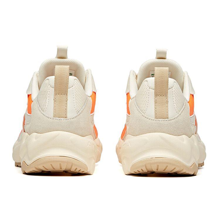 Anta Удобные ретро повседневные увеличивающие рост амортизирующие нескользящие износостойкие низкие кроссовки для бега мужские светло-коричневые 912045580-1