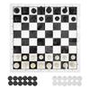 2 in 1 Travel Board Games Set Portable Chess and Checkers Set for Kids and Adults