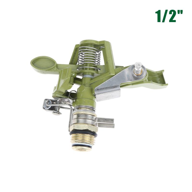 Thread Rotating Rocker Sprinkler Adjustable Automatic Impact Sprayer for Lawn Garden Yard Irrigation