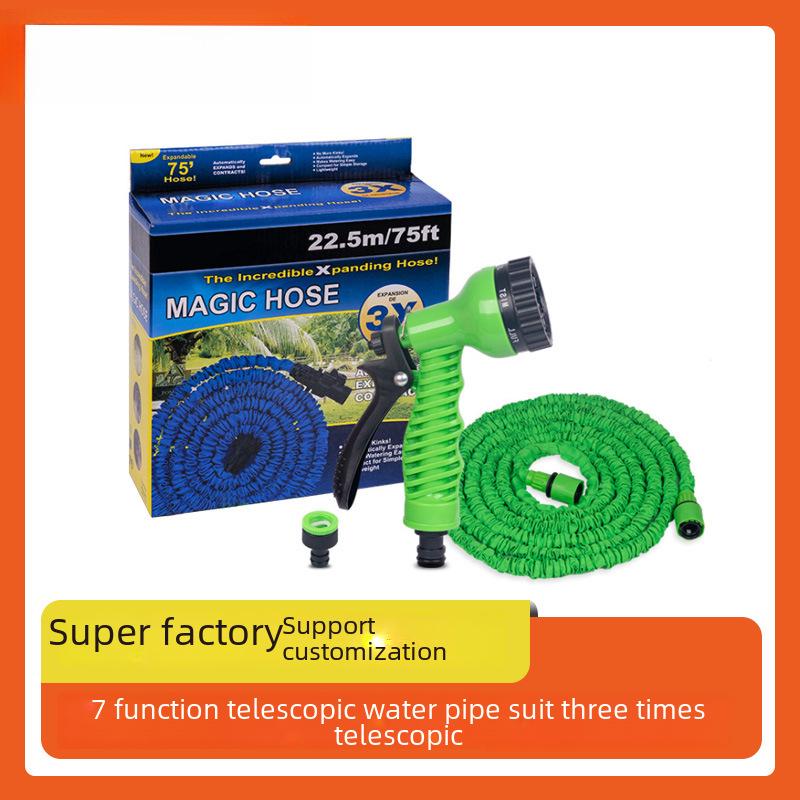 High-Pressure Telescopic Water Hose & Car Wash Gun Set