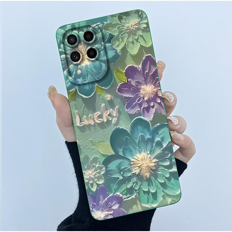Чехол для Samsung Galaxy M53 M33 5G Простота Масляная живопись Мягкий силиконовый задний чехол для телефона для Samsung M 53 5G Ударопрочный бампер