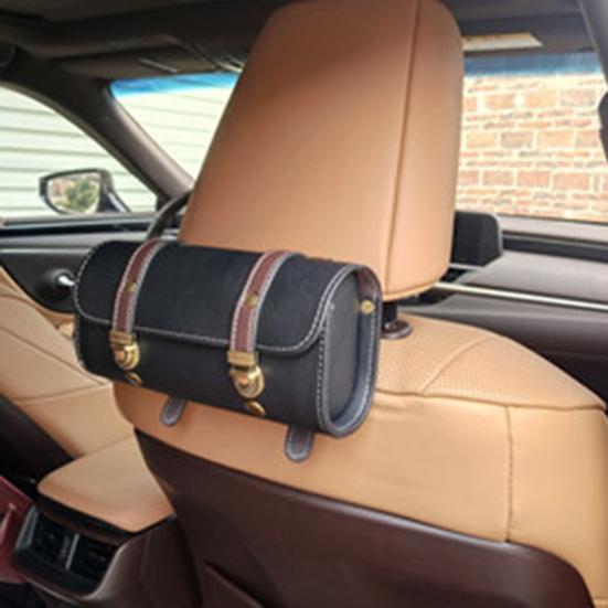 Сумка-седло для велосипеда в стиле ретро, ​​универсальная сумка для хранения электрического скутера для мотоцикла, велосипеда с регулируемыми пряжками, стильное организованное решение