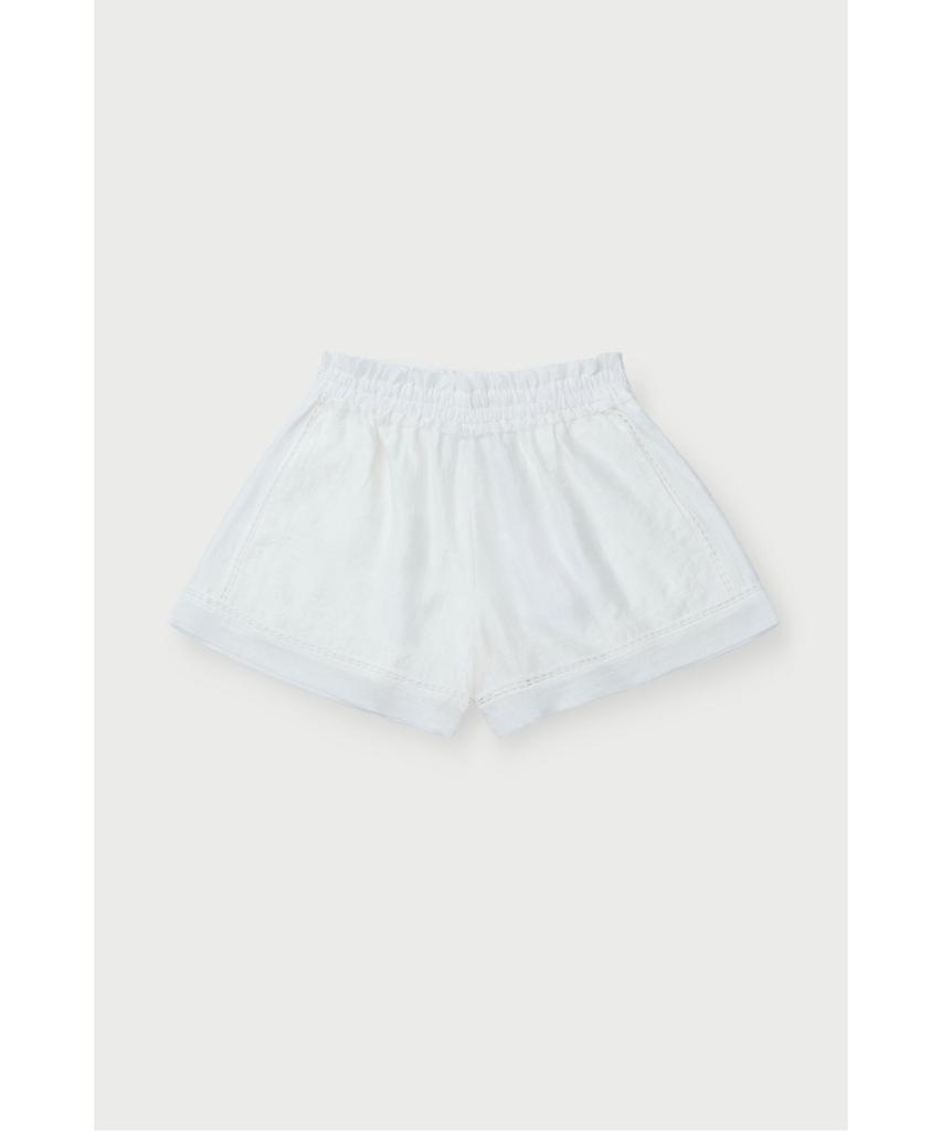 IROWOMEN Daviniaspe Lace Panel Banding Shorts Iopom26107Ivx