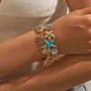 Bohemian Ocean Charm Bracelet with Starfish, Coral, and Shell Elements