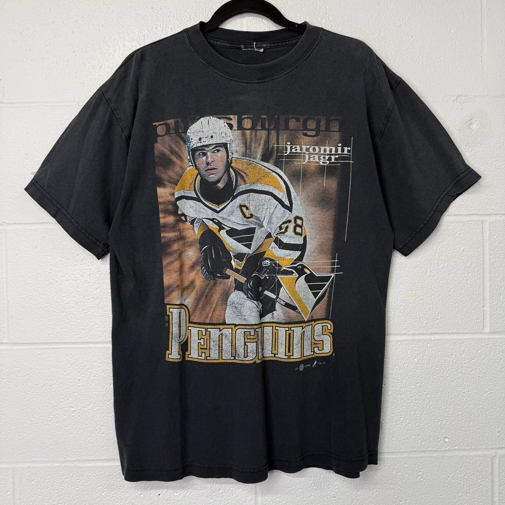 Футболка Pittsburgh Penguins Яромир Ягр 90-х (Б2772)