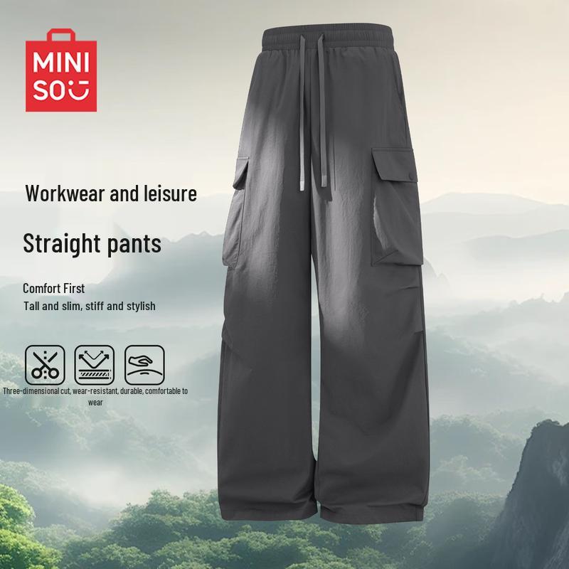 MINISO Мужские парашютные брюки карго в американском стиле