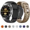 Силиконовый ремешок 22 мм 20 мм для Huawei Watch 5/4/GT6-5-4 Pro 46 мм Amazfit Active 2/Bip 6-5 браслет Для Galaxy Watch 7/6/5/4 Ремешок