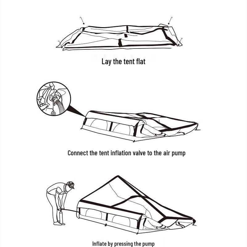 OEING Outdoor Inflatable Camping Tent