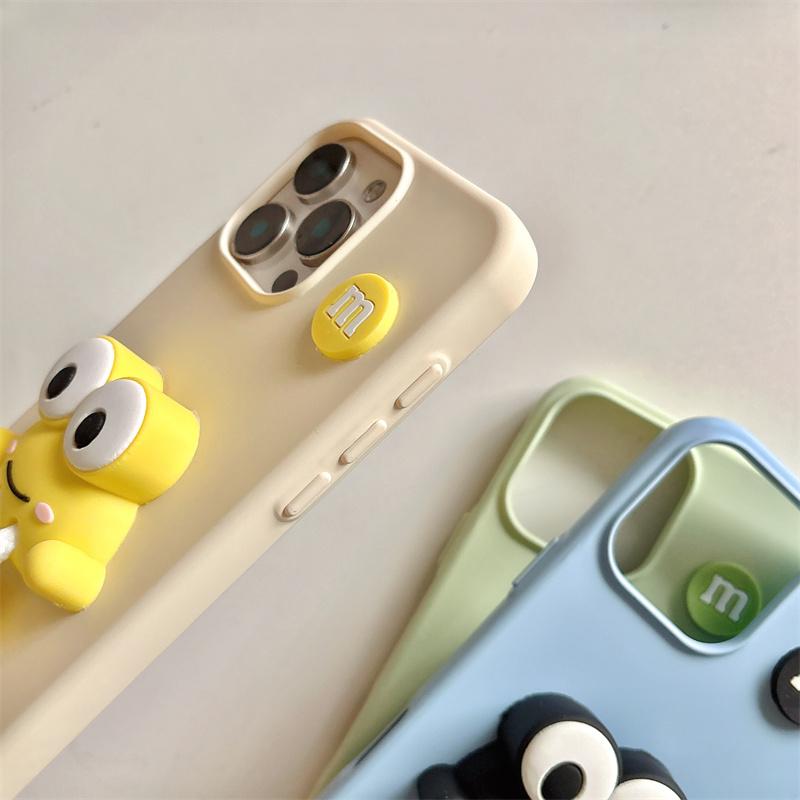 Милый 3D лягушки жидкий чехол для телефона iPhone 16 15 14 13 12 11 Pro Max корейский мультяшный чехол