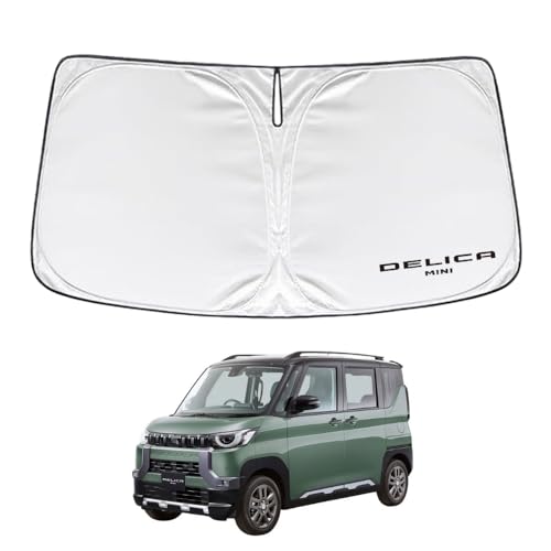 SAWAKAKI Mitsubishi Delica Mini B3 Series Special Design Sunshade for Windshield with Logo Sun