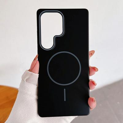 Роскошный Магнитный Чехол-Конфетка Жесткий Чехол Для Magsafe Для Samsung S25 S24 S23 S22 S26 Plus Note20 Ultra S20 FE A56 A36 A26 A16 A06 A55 A35