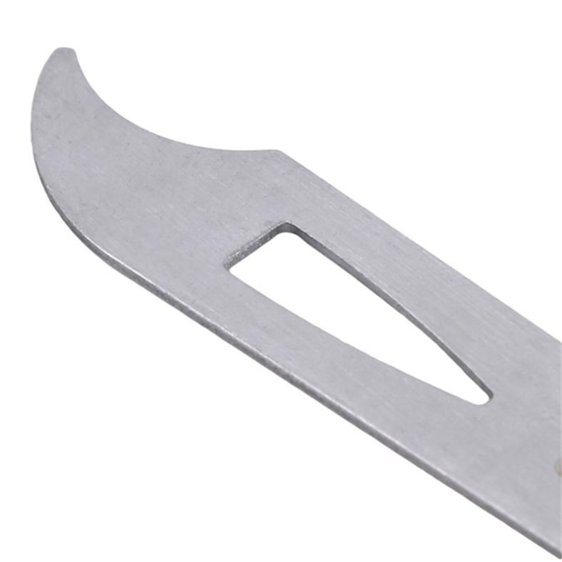 Профессиональные двусторонние маникюрные инструменты из нержавеющей стали, скраб для дизайна ногтей, инструменты для полировки ногтей