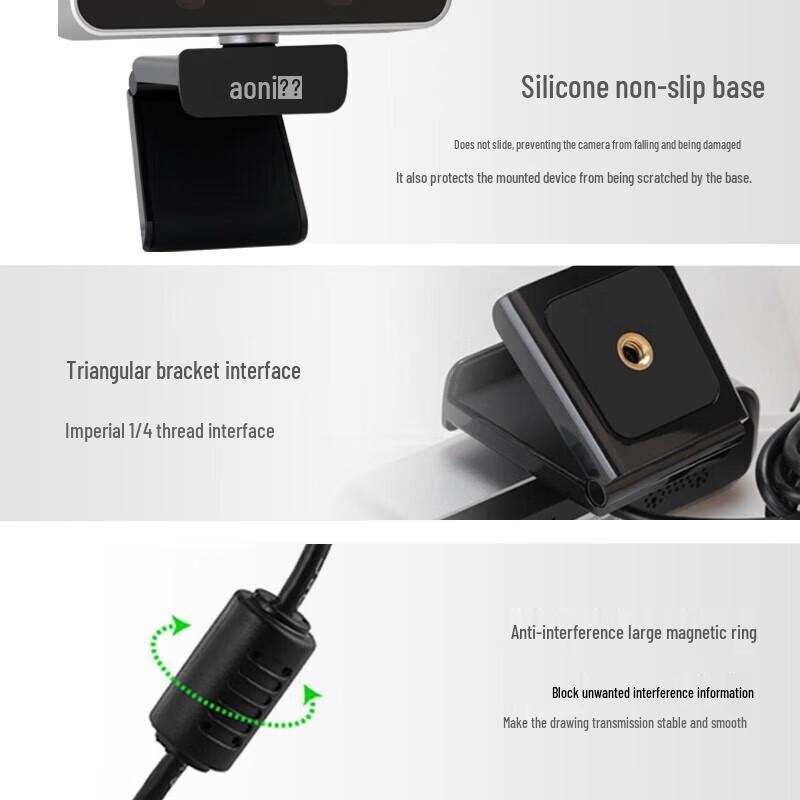 Aoni S500JW Facial Recognition USB Camera