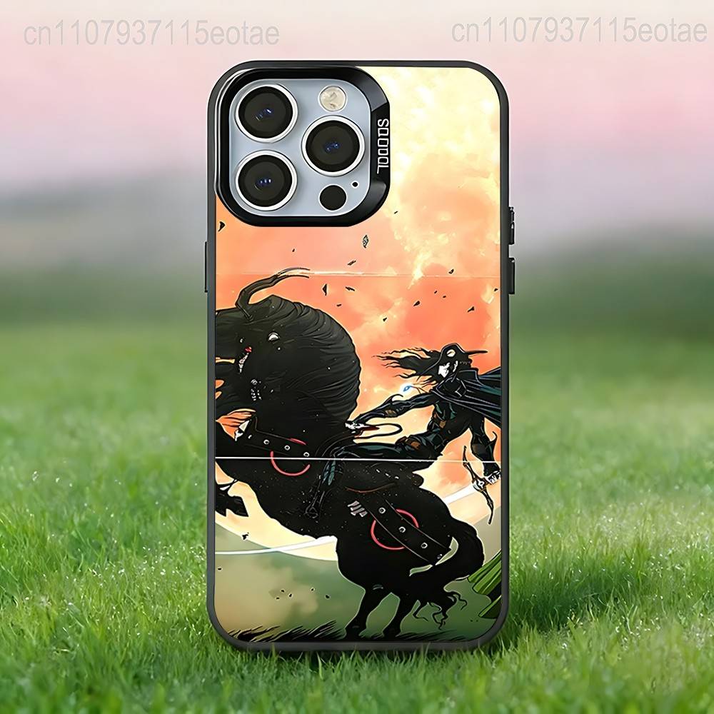 V-Vampire-H-HunterS D  Phone Case For iPhone 17,16,15,14,13,12,11,Pro,Max,Plus,E,Air,Mini Anti Fall Black  Bumper