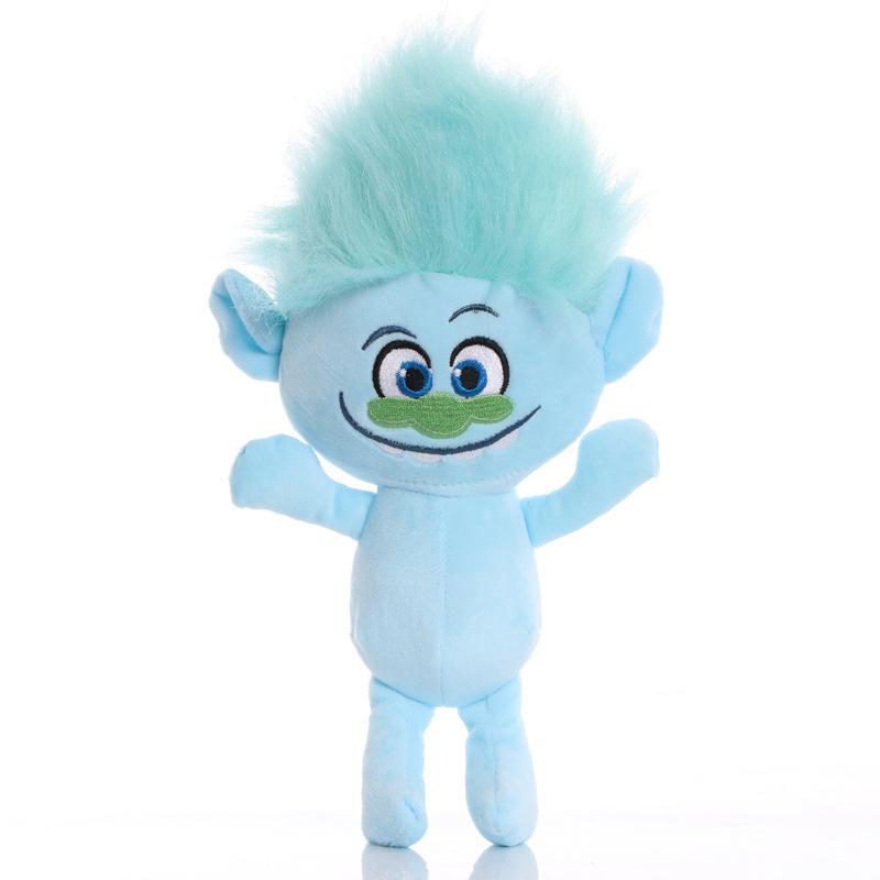 Cartoon Animation Trolls 2 Plush Doll for Children, Poppy Blanche, Anime Character, Cute Christmas Gift, New, 27-32cm