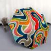 1pc Abstract Art Open/Close Folding Umbrella, All- Portable Umbrella for & Men, Stylish Accessory (Holiday Gift) 8-Rib yy251213136