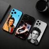 Чехол для телефона с актерами S-Шон, J-Джастин, P-Пенн для iPhone 17pro, 16, 15, 14, 13, 12, 11 X XR Plus, Другие, Мягкий черный чехол