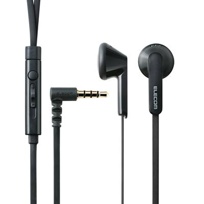 Стереонаушники ELECOM с совместимым черным микрофоном, 3,54 контакта, 1,2 м (Тип Y), iPhone/смартфон, EHP-IS3510MBK