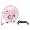 Fan USB Portable Silent Aluminum Blade   Desk Desktop Iron Crafts Fans