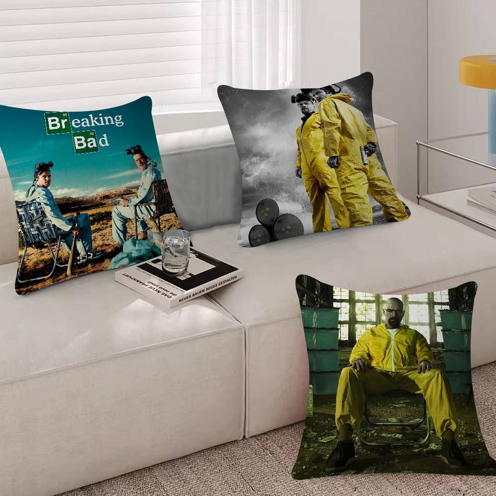 TV Series HD Breaking Bad 4545cm Cushion Cover Pillow Cover Decor Pillowcase Home Pillowcase For Couch Pillow