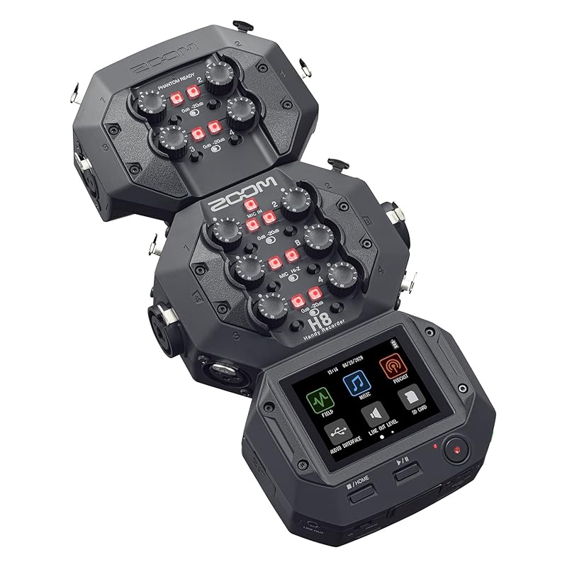 ZOOM zoom EXH-8 External XLR input expansion capsule for H8 black