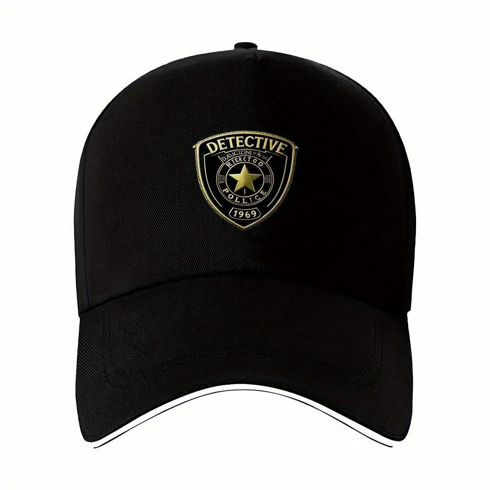1 шт. Бейсболка унисекс The DETECTIVE POLICE 5001meter Badge, дорожная кепка. Подходит для любого сезона.