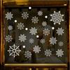 1 Set Gifts Ornament  Christmas Shopwindow Decor Snow Flakes Decals Wall Art Wall  Stickers