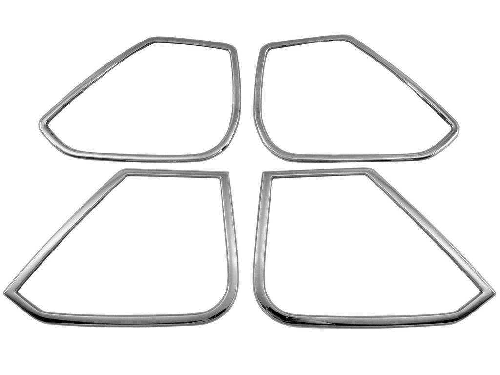 BRIGHTZ KF Finish Stainless Steel Door Speaker Rings Compatible with FP and CX-5 Ultra-Mirror (4-Piece Set) [SPEAKER-073] KFEP, KF2P, KF5P, KFE, KF2,