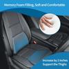 Подушка для автомобильного сиденья для водителя-удобная подушка для автомобильного сиденья из пены с эффектом памяти от болей в ягодицах и; Облегчение боли в спине - универсальное для большинства сидений в автомобилях,