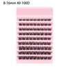 Mixed Length Segmented False Eyelashes 40D Thickness DIY Grafting Eyelashes Fake Eyelash Set  Women