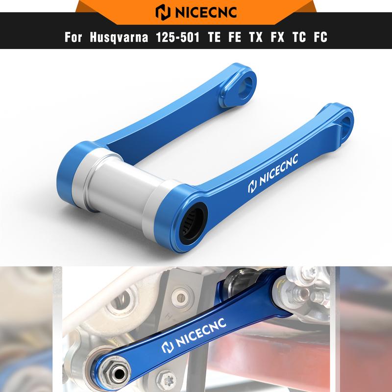 NICECNC Для Husqvarna TE 300 TE 250 FE 350 FE 450 2020-2023 10-30MM Регулируемая linkage занижения Для KTM SXF 450 GasGas EC 300