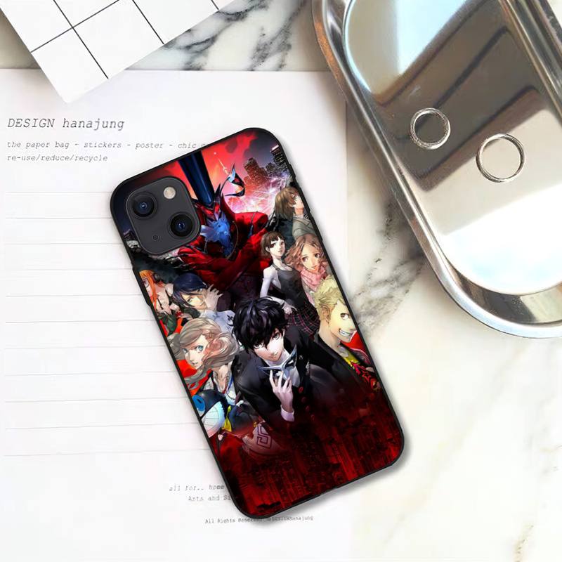 Чехол Persona5 The Royal Game Phone для iPhone 11 12 Mini 13 14 Pro XS Max X 8 7 6s Plus 5 SE XR Shell
