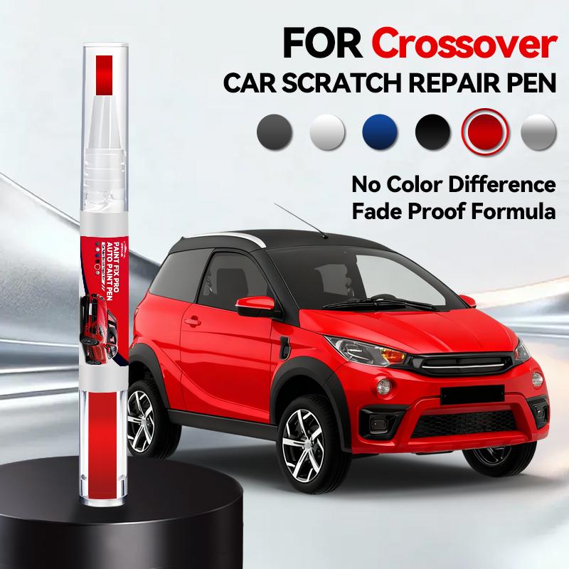 For 2007-2025 AIXAM Crossover Paint Repair Pen Touch Up Scratch Remover DIY Auto Accessories Black Pearly White Silver Grey Red