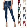 Women's High-waisted Leather Leggings Hip Lift Sexy Pants