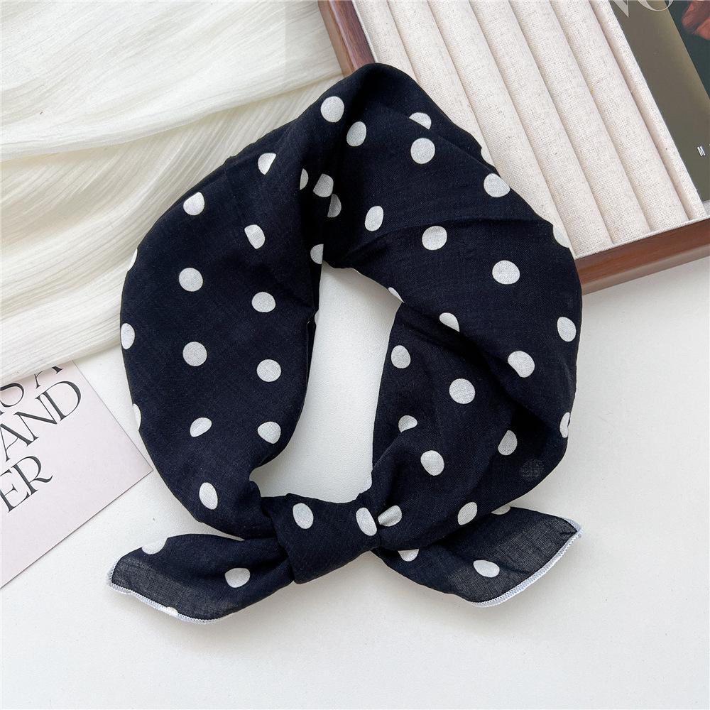 Маленький квадратный шарф из хлопка и льна, шелковый шарф, женский, весна и осень, новый стиль, художественный и универсальный, модный, темпераментный шарф-повязка на голову