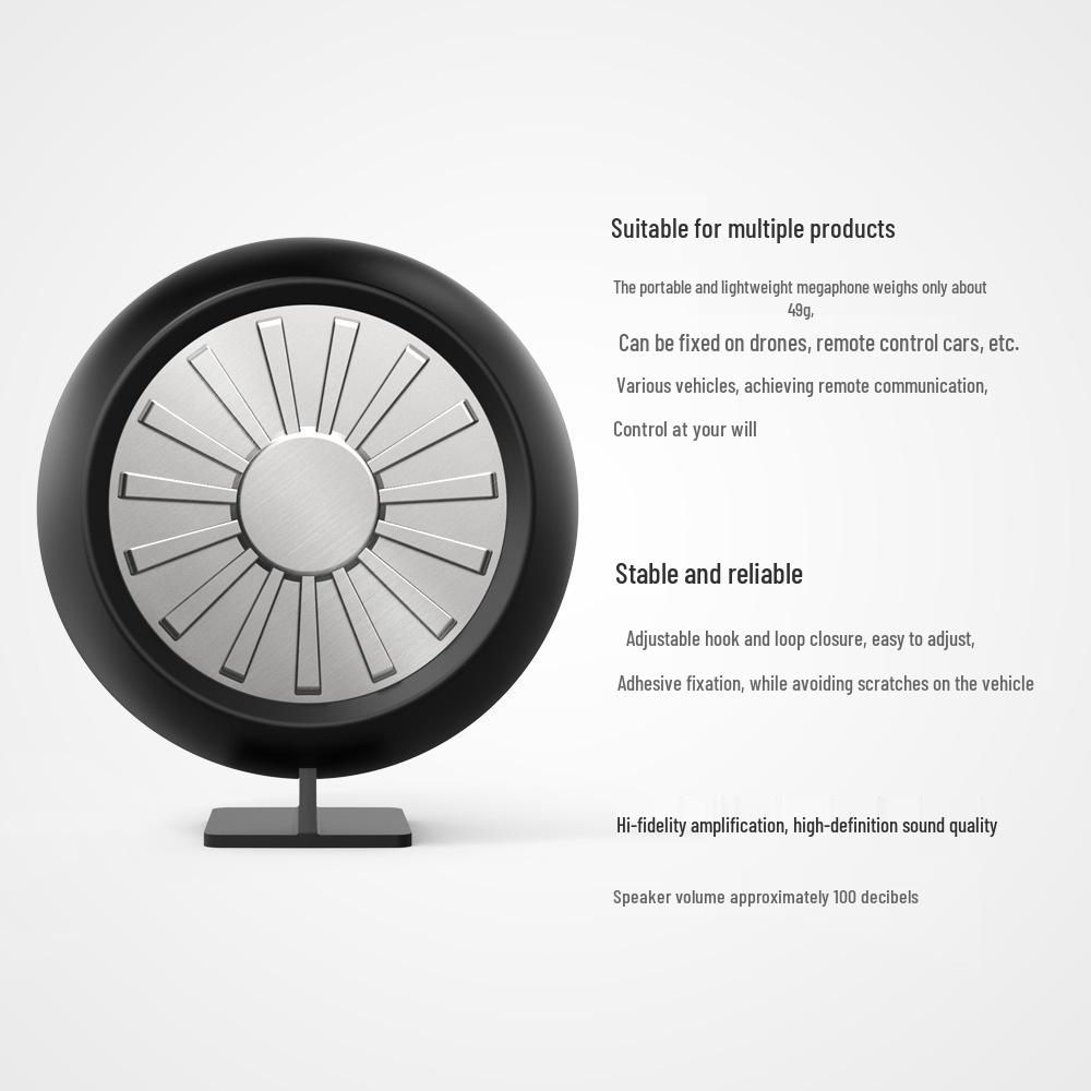 Drone-Compatible Remote Control Megaphone