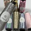 100g/Roll Multicolor Fine Gold Silver Yarn DIY Crochet Accessories Shiny Yarn Hand-woven Supplies Dia.0.8mm