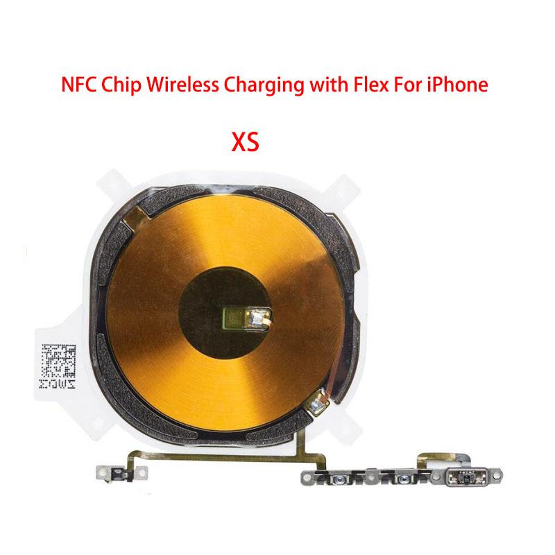 Wireless Charging Chip Coil NFC With Volume Flex For iPhone 11 Pro Max 12 13 14 X XS XR Charger Panel Sticker
