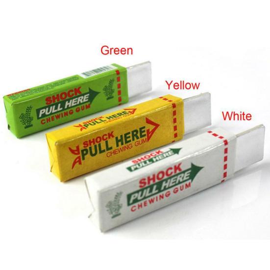 Funny Electric Shocking Shock Chewing Gum Mud April Fool's Tricks Joke Gadget