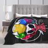 Hollow Knight Silksong Blanket  Warm Funny Plush Throw Blanket For Children Bedroom Flannel Bedspread Bed Cover