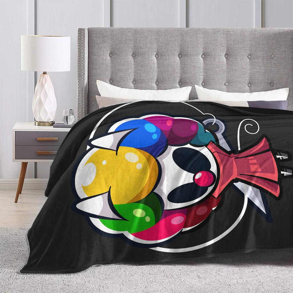 Hollow Knight Silksong Blanket Warm Funny Plush Throw Blanket For Children Bedroom Flannel Bedspread Bed Cover