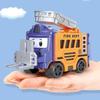 Pull Back Inertia Engineering Vehicle Double-Sided Pull Back Trucks Transformable Car Toy  Kids