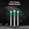 0-25mm Car Wheel Tyre Measuring Digital Tire Tread Pattern Depth Thickness Gauge Auto Inspection Tools Supplies