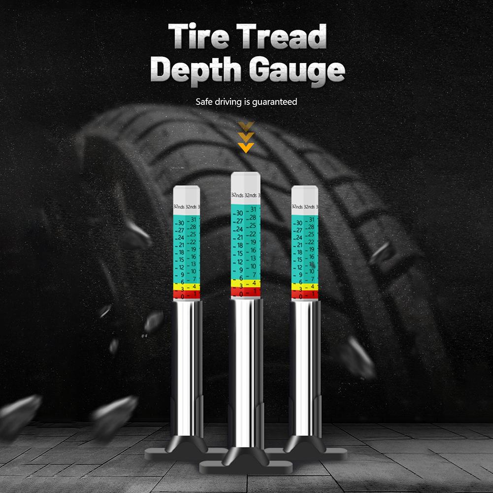 0-25mm Car Wheel Tyre Measuring Digital Tire Tread Pattern Depth Thickness Gauge Auto Inspection Tools Supplies