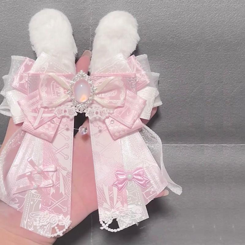 Женский галстук-бабочка Лолита Ручная лампа Бабочка Бант Веселые Аплодисменты Световые палочки Аксессуары Рубашки Юбки Броши Ювелирные изделия Подарки