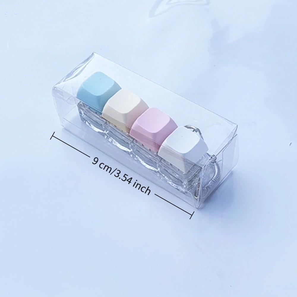 Расслабляющий DIY Клавиатура Фиджет Брелок Кейкап Снятие Стресса Колпачок Клавиатуры 2/4/9 Клавиш Клавиши Кнопка Кликер Игрушка Взрослый